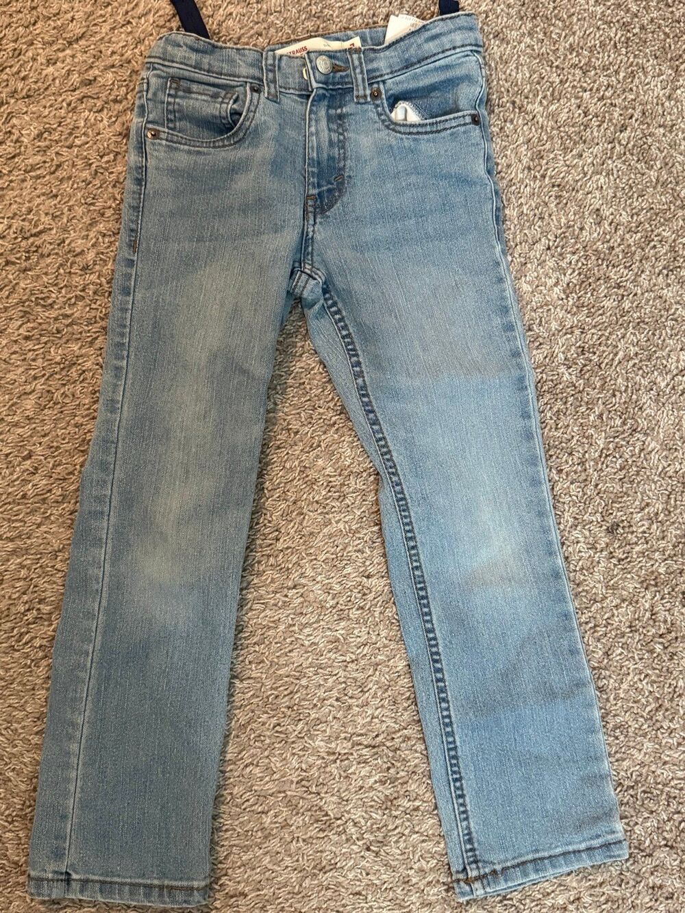 Boys Levi Strauss Signature Jeans Size 7 Slim Fit